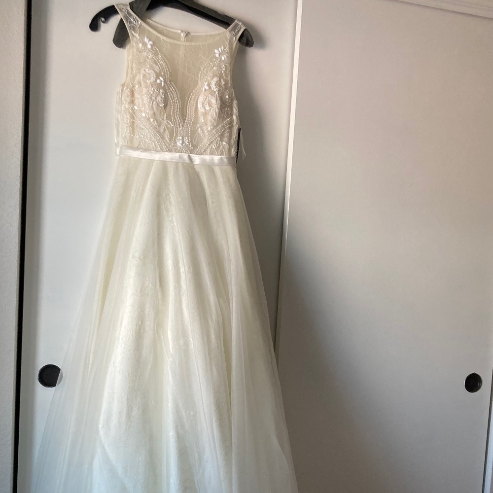 Basix Black Label wedding gown never worn
